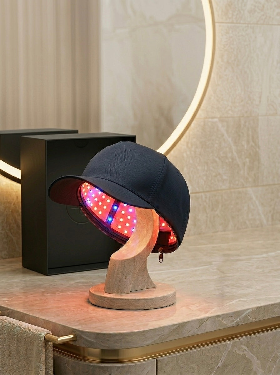 Casque / Bonnet de Luminothérapie Capillaire Laser LED - Repousse & Anti-chute
