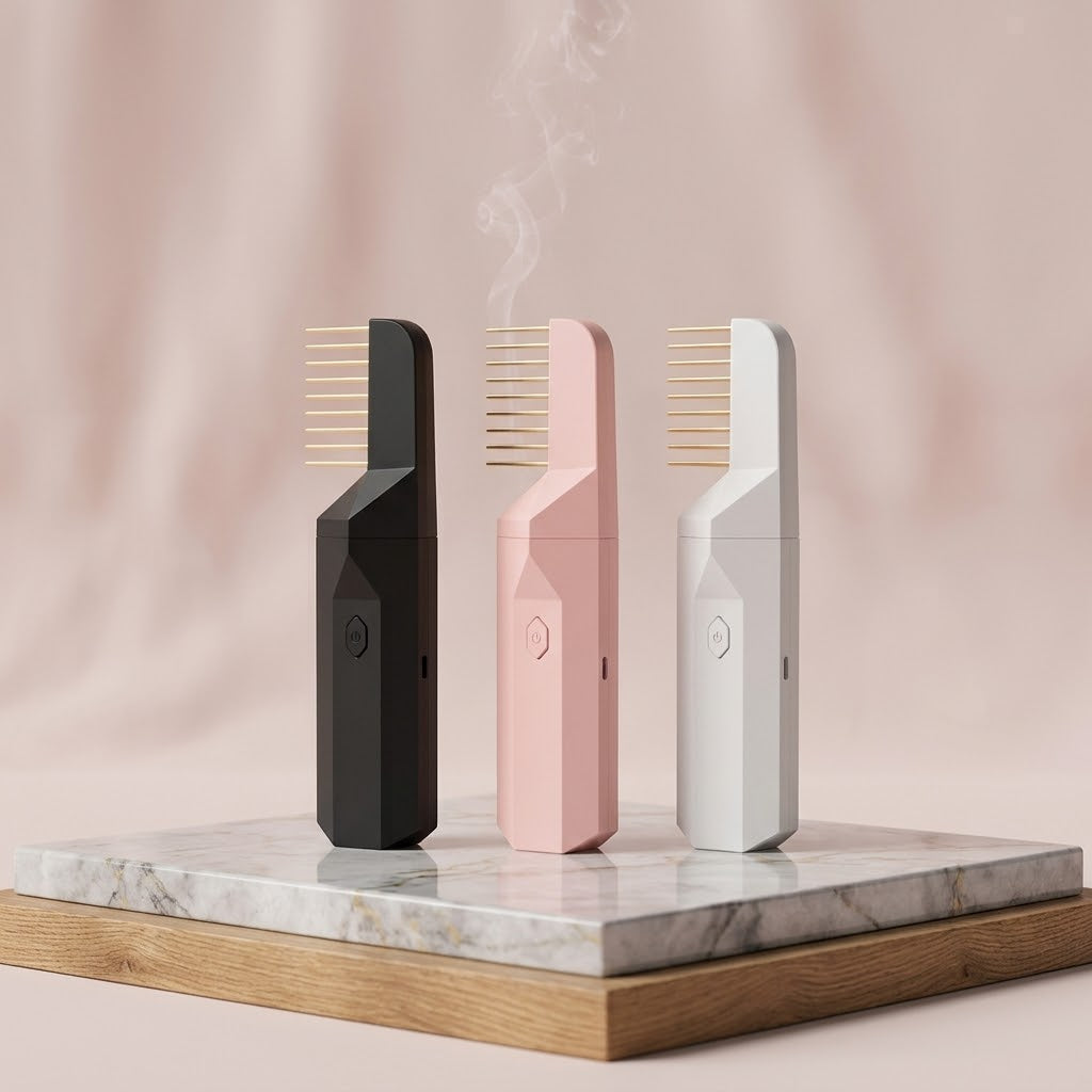 Peigne Brûleur d'Encens Électrique Portatif - Oud & Bakhoor