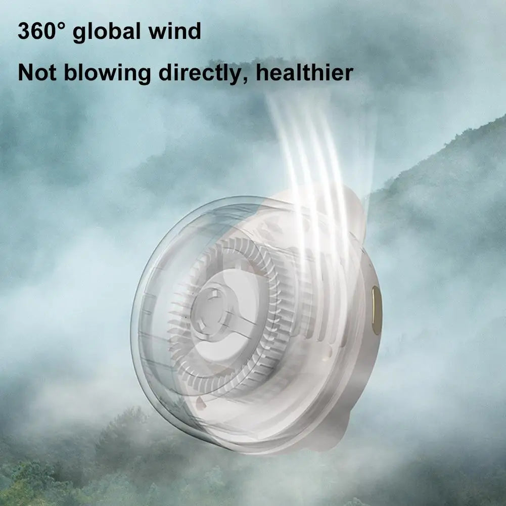 Mini Ventilateur portable silencieux Sans Pales - Fraîcheur 360°